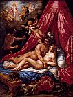 Hendrick De Clerck Mars And Venus Surprised By Apollo painting